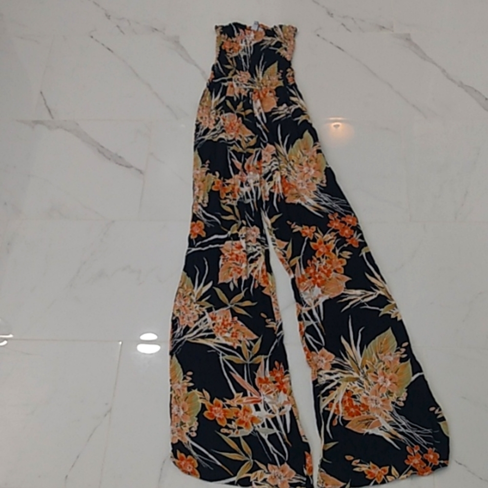 Patterned romper
